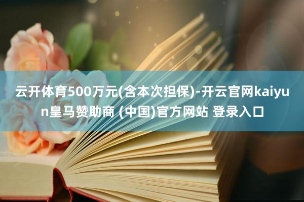 云开体育500万元(含本次担保)-开云官网kaiyun皇马赞助商 (中国)官方网站 登录入口